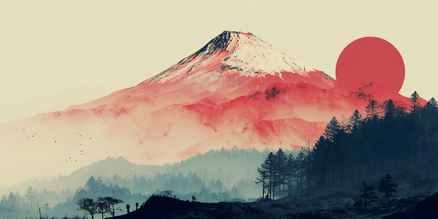 Mt. Fuji collection - scenic and symbolic Japanese mountain imagery