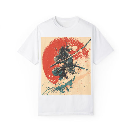 Samurai Unisex Garment-Dyed T-Shirt | Vintage Japanese Warrior
