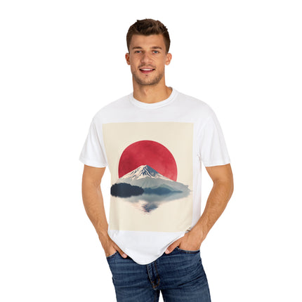 Mt.Fuji Unisex Garment-Dyed T-Shirt "The Japan" | Mountain Sunset Design