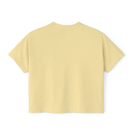Mt.Fuji Women's Boxy Tee "Sunset Beats in Fuji Clouds" | Japanese Vaporwave Dreamwear