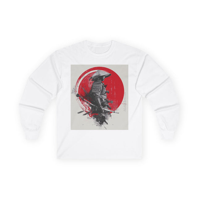 Samurai Unisex Ultra Cotton Long Sleeve Tee | Japanese Retro Art Tee
