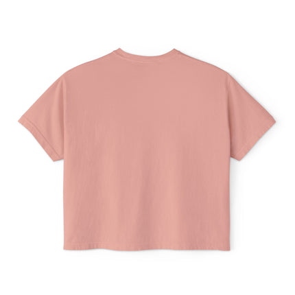 Mt.Fuji Women's Boxy Tee "Sunset Beats in Fuji Clouds" | Japanese Vaporwave Dreamwear