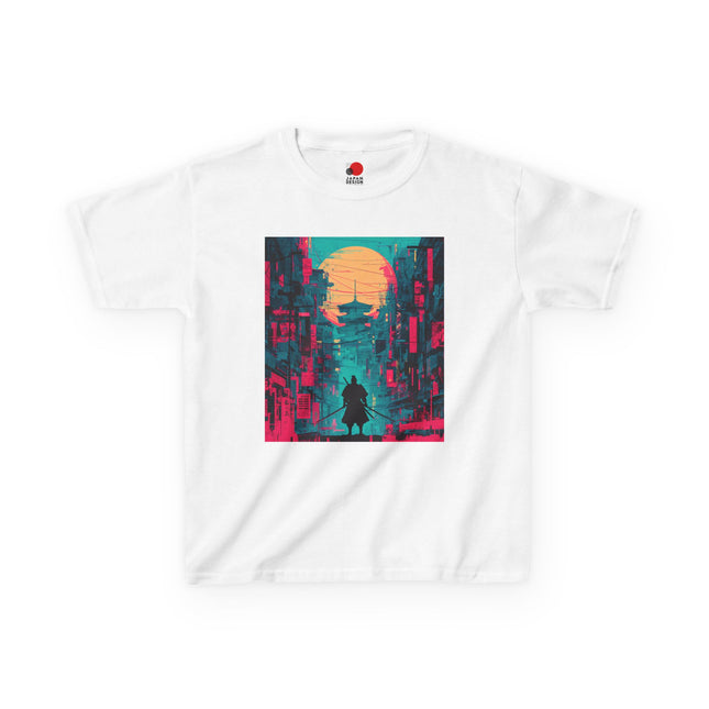 Samurai Kids Heavy Cotton™ Tee "TASOGARE" | Twilight Samurai Tee for Quiet Warriors