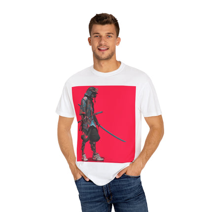 Samurai Unisex Garment-Dyed T-shirt "KAI" | Vibrant Samurai Vintage Tee