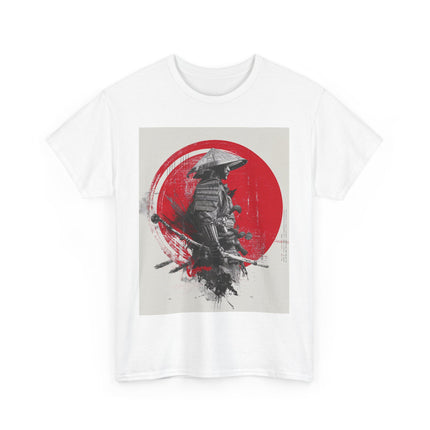 Samurai Unisex Heavy Cotton Tee "RAI" | Japanese Samurai Bushido Graphic Shirt