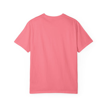 Samurai Unisex Garment-Dyed T-shirt "SHOGUN" | Cute & Bold Japanese Warrior Face Logo Tee
