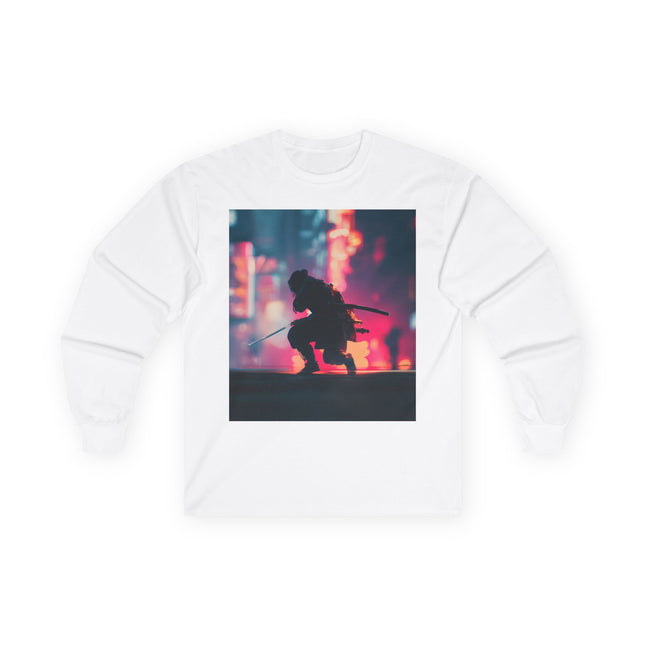 Ninja Unisex Ultra Cotton Long Sleeve Tee | Cyberpunk Tokyo Street Style