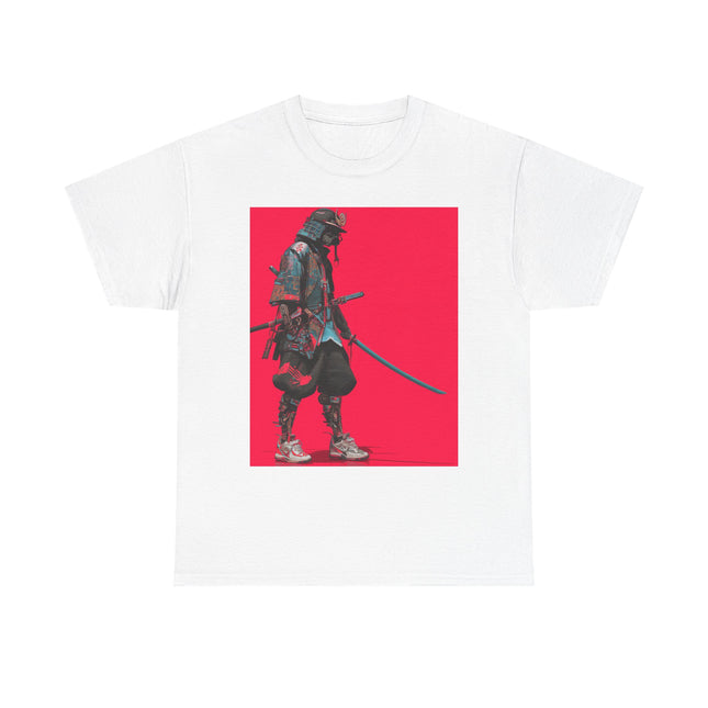 Samurai Unisex Heavy Cotton Tee | Japanese Street Samurai Art