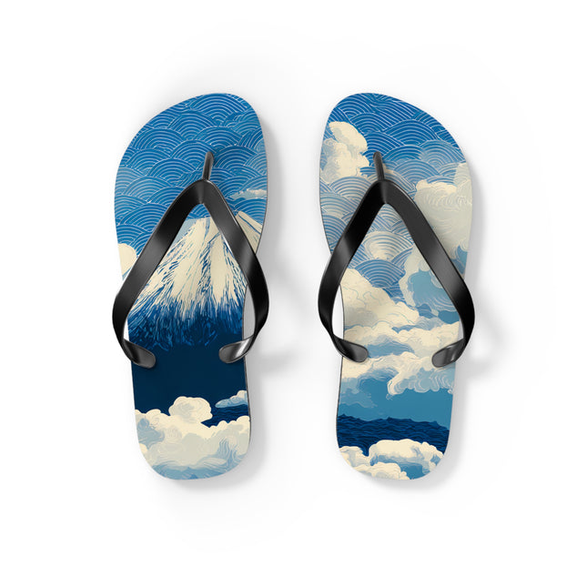 Japanese Pattern Flip Flops | Japanese-Inspired Rubber Sandals