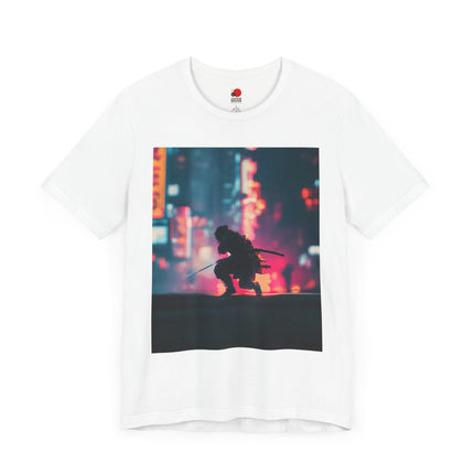 Ninja Unisex Jersey Short Sleeve Tee "Neon Stealth" | Japanese Cyber Ninja Streetwear T-shirt