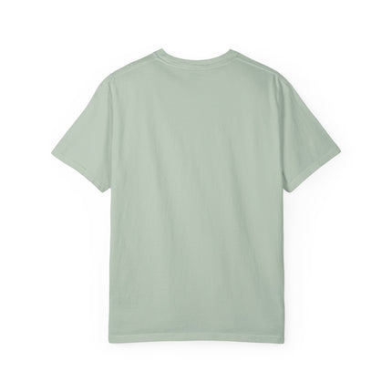 Japanese Sake Unisex Garment-Dyed T-shirt "SAKE LOVER" | Bold Hand-Drawn Bottle Graphic