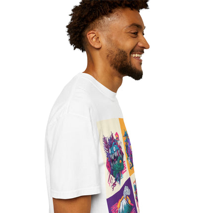 Yokai Pop Unisex Garment-Dyed T-Shirt "Explosion" | Tee of the Four Monsters