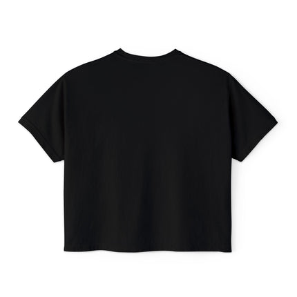 Mt.Fuji Women's Boxy Tee "Sunset Beats in Fuji Clouds" | Japanese Vaporwave Dreamwear