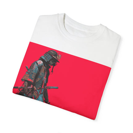 Samurai Unisex Garment-Dyed T-shirt "KAI" | Vibrant Samurai Vintage Tee