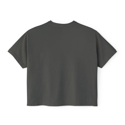 Mt.Fuji Women's Boxy Tee "Sunset Beats in Fuji Clouds" | Japanese Vaporwave Dreamwear