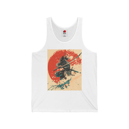 Samurai Unisex Jersey Tank Top | Japanese Bushido Art