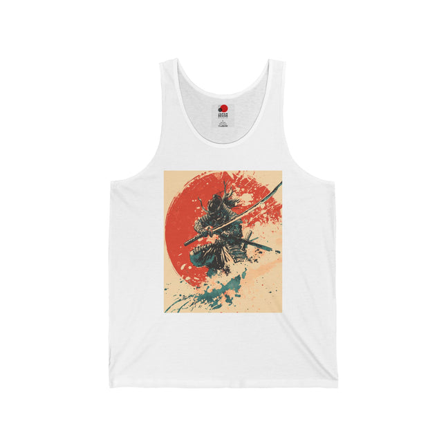 Samurai Unisex Jersey Tank Top | Japanese Bushido Art
