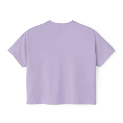 Mt.Fuji Women's Boxy Tee "Sunset Beats in Fuji Clouds" | Japanese Vaporwave Dreamwear