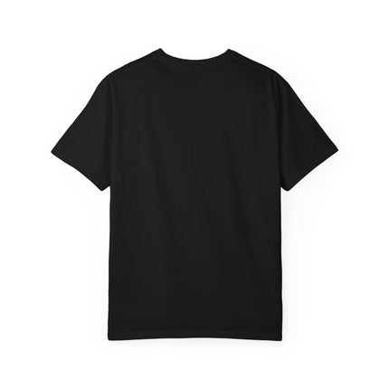 Zen Unisex Garment-Dyed T-shirt "Stillness in the Bamboo Mist" | Sumi-e × Zen × Monochrome Tee