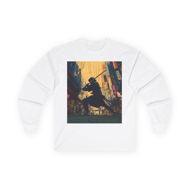 Ninja Unisex Ultra Cotton Long Sleeve Tee | Japanese Modern Art Tee