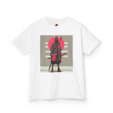 Samurai Kids Heavy Cotton™ Tee "SAN" | Neo-Traditional Warrior Style for Kids