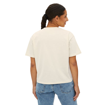 Mt.Fuji Women's Boxy Tee "Sunset Beats in Fuji Clouds" | Japanese Vaporwave Dreamwear