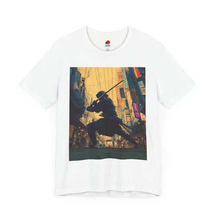 Ninja Jersey Short Sleeve Tee "Urban Blade" | Japanese Cyber Ninja Streetwear T-shirt