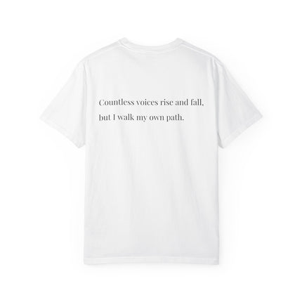 Kanji Yojijukugo Unisex Garment-Dyed T-shirt "有象無象 – uzomuzo" | Chaos and individuality