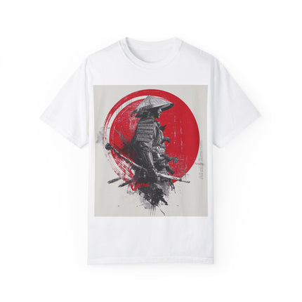 Samurai Unisex Garment-Dyed T-shirt | Vintage Samurai Design T-shirt