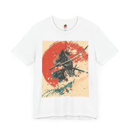Samurai Unisex Jersey Short Sleeve Tee "ZAN" | Bold Samurai Graphic T-Shirt
