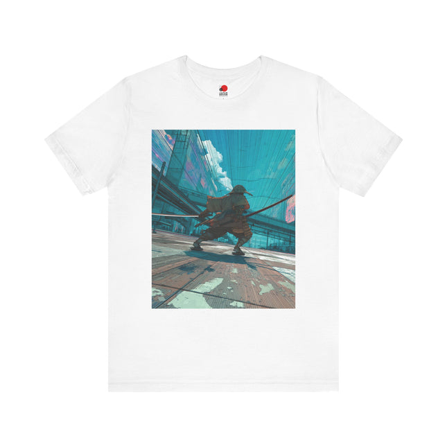 Samurai Unisex Short Sleeve Tee | Futuristic Blade Style