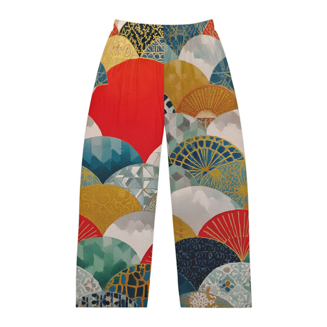 Japanese Pattern Men's Pajama Pants | Bold Kimono-Inspired Lounge Pants