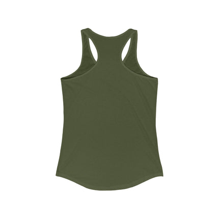 Mt.Fuji Women's Ideal Racerback Tank "Sky High Girl" | Lo-fi Anime Aesthetic